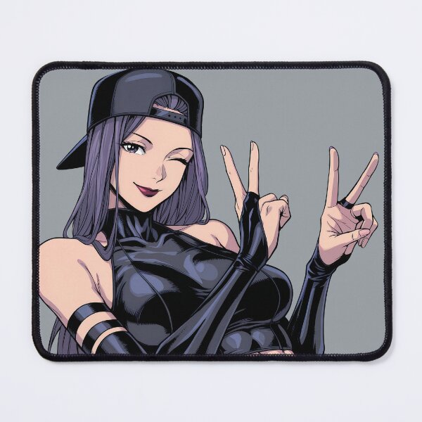 Item preview, Psylocke Double Peace Sign with Hat designed and sold by ToeJamWaifus.