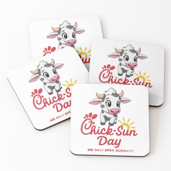 Item preview, Chick-Sun-Day: A Funny Cow Design designed and sold by  Custom creations usa.