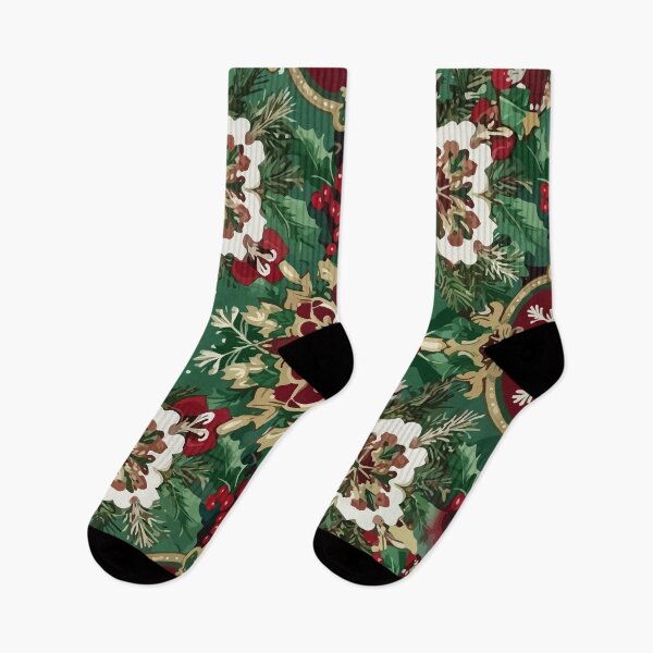 Item preview, Christmas watercolor pattern designed and sold by Grypis.