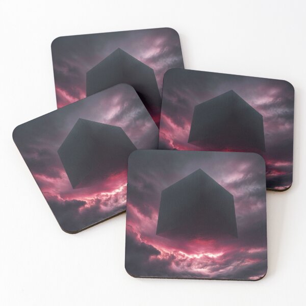 Item preview, Cosmic Black Cube – Surreal Sci-Fi Dark Fantasy Art designed and sold by Talevin.