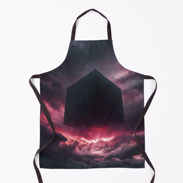 Item preview, Cosmic Black Cube – Surreal Sci-Fi Dark Fantasy Art designed and sold by Talevin.