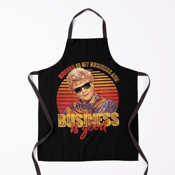 Item preview, Vintage Jessica Fletcher Murder Is My Business And Business Is Good Gifts designed and sold by ButterflyMak.