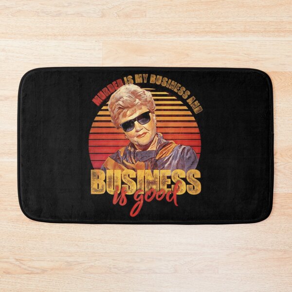 Item preview, Vintage Jessica Fletcher Murder Is My Business And Business Is Good Gifts designed and sold by ButterflyMak.