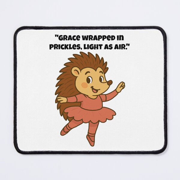 Item preview, Graceful Ballet Hedgehog designed and sold by Latitude 1°N.