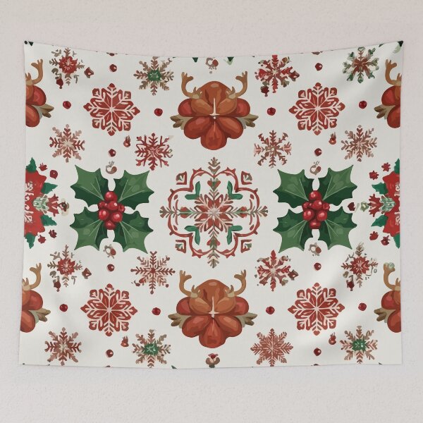 Item preview, Christmas watercolor pattern designed and sold by Grypis.