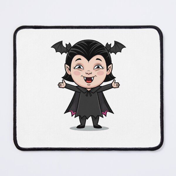 Item preview, Cheerful Little Vampire | Halloween Bat Companions | Cute Cartoon Caricature designed and sold by Creative Spark.