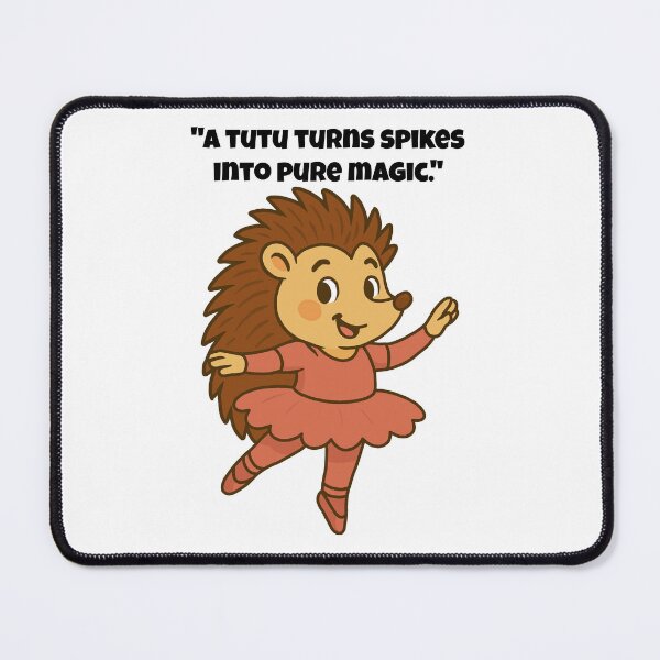 Item preview, Pure Magic: Twirling Hedgehog Ballerina designed and sold by Latitude 1°N.