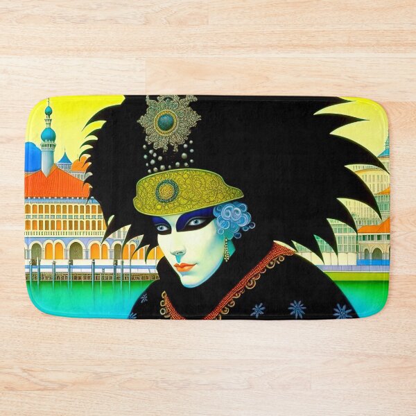 Item preview, Fantastic character in a mask at the Venetian carnival designed and sold by LanaGustavsson.