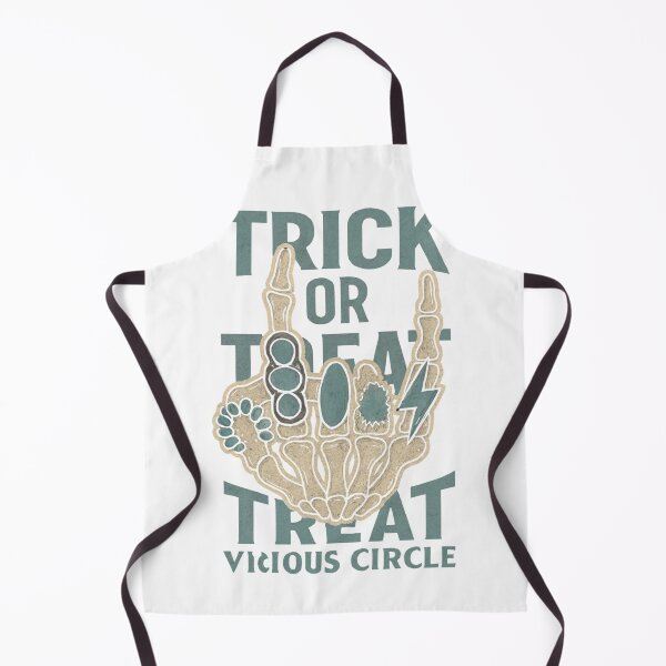 Item preview, Trick or Treat Skeleton Hand – Vicious Circle – Rock On Bones – Turquoise Halloween Classic T-Shirt designed and sold by inkfluenceart.