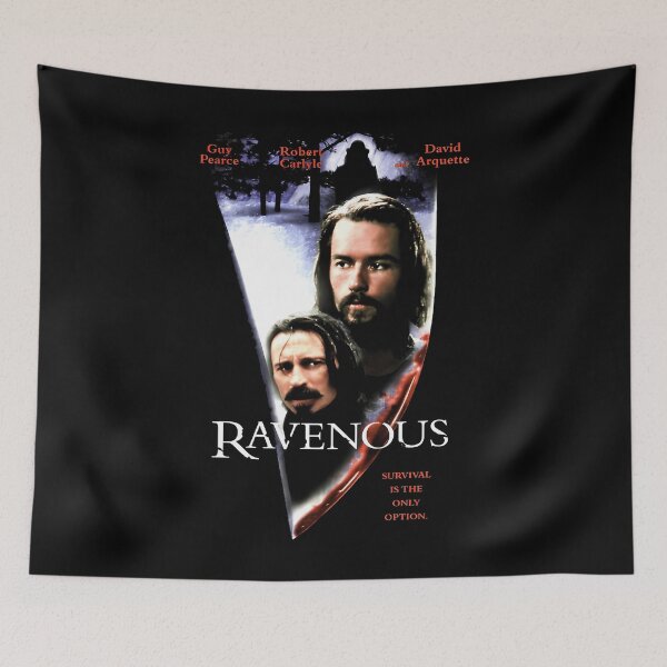 Item preview, Ravenous Poster Guy Pearce Robert Carlyle And David Arquette Survival Is The Only Option designed and sold by EllaBashirian.