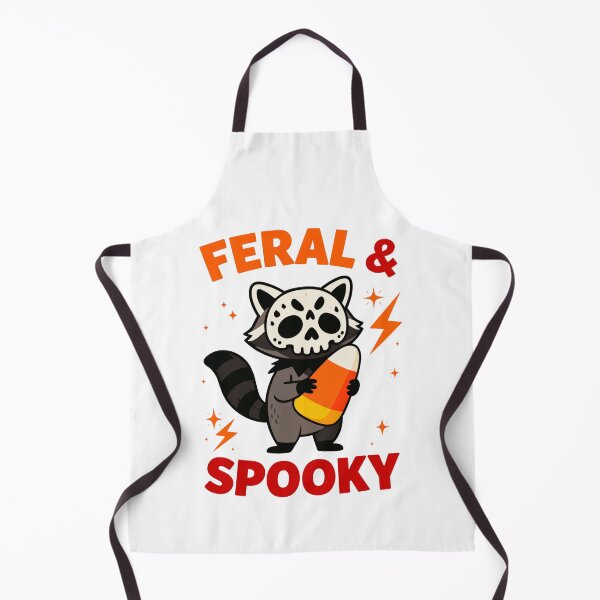 Item preview, Feral and Spooky Halloween Raccoon with Candy Corn designed and sold by Tigerr3g.