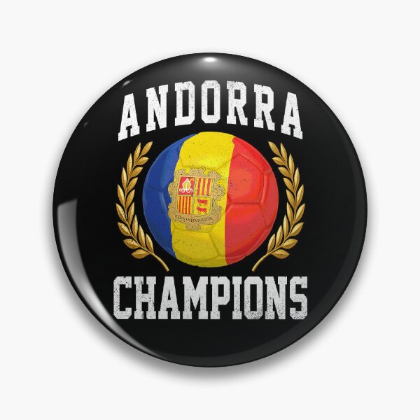 Item preview, SOCCER BALL FLAG CHAMPIONS - ANDORRA - Fans and Teams for Men and Women T-shirt designed and sold by wallsandpatts.