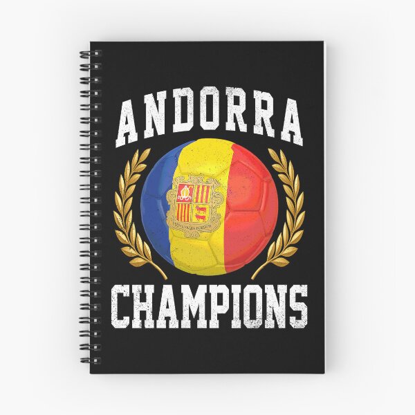 Item preview, SOCCER BALL FLAG CHAMPIONS - ANDORRA - Fans and Teams for Men and Women T-shirt designed and sold by wallsandpatts.