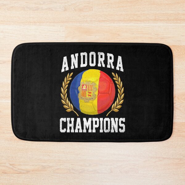 Item preview, SOCCER BALL FLAG CHAMPIONS - ANDORRA - Fans and Teams for Men and Women T-shirt designed and sold by wallsandpatts.