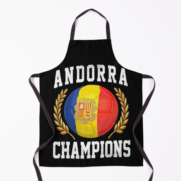 Item preview, SOCCER BALL FLAG CHAMPIONS - ANDORRA - Fans and Teams for Men and Women T-shirt designed and sold by wallsandpatts.