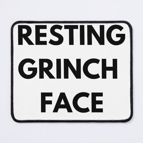 Item preview, Resting Grinch Face, Christmas, Xmas designed and sold by MinimalistSunny.