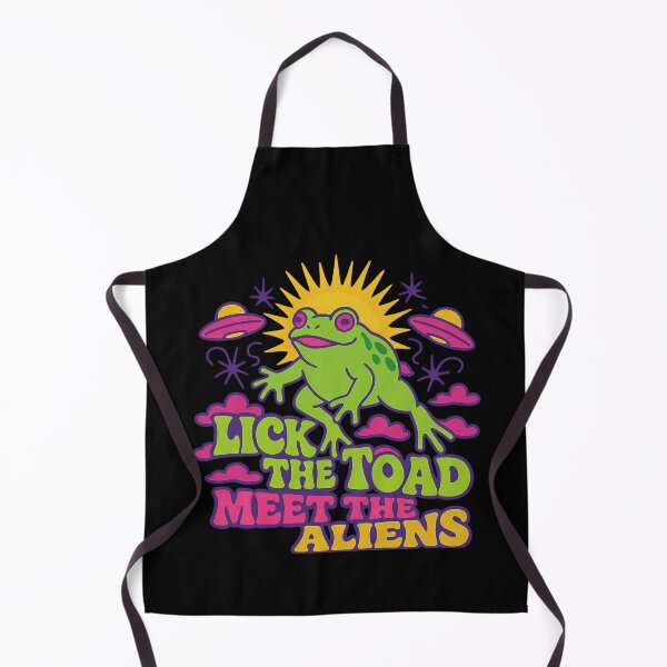 Item preview, Lick the Toad Meet the Aliens Psychedelic Trippy designed and sold by Tigerr3g.