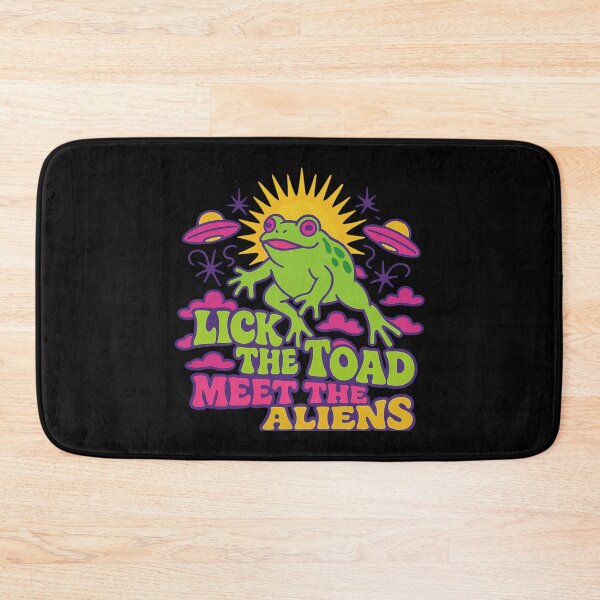 Item preview, Lick the Toad Meet the Aliens Psychedelic Trippy designed and sold by Tigerr3g.
