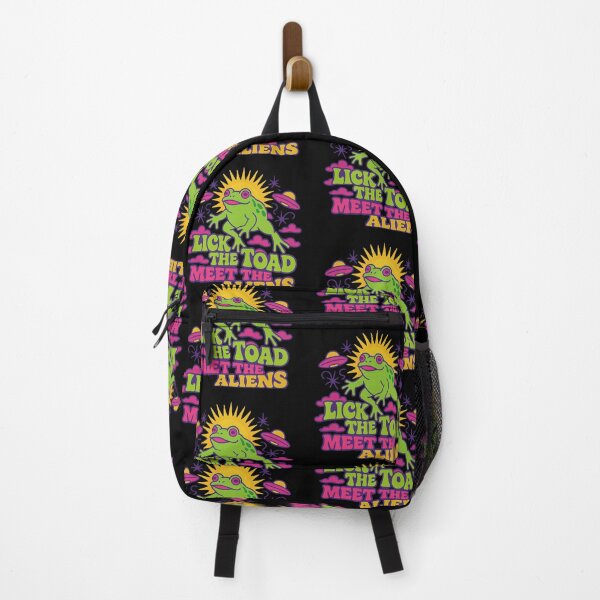 Item preview, Lick the Toad Meet the Aliens Psychedelic Trippy designed and sold by Tigerr3g.