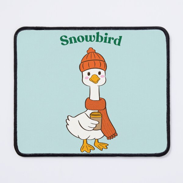Item preview, Snowbird Winter Goose – Cute Cozy Coffee Bird Design for Holiday Apparel & Gifts designed and sold by mamawitz.