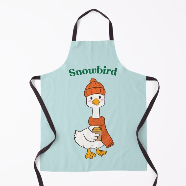 Item preview, Snowbird Winter Goose – Cute Cozy Coffee Bird Design for Holiday Apparel & Gifts designed and sold by mamawitz.