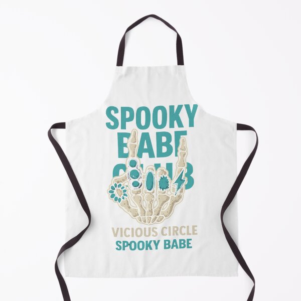 Item preview, Spooky Babe Club – Vicious Circle – Rock On Bones – Turquoise Halloween Classic T-Shirt designed and sold by inkfluenceart.