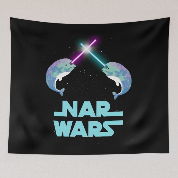 Item preview,  Nar Wars Narwhal Space Star Saber Light Parody (Unicorn Of The Sea) designed and sold by NoemCharles.