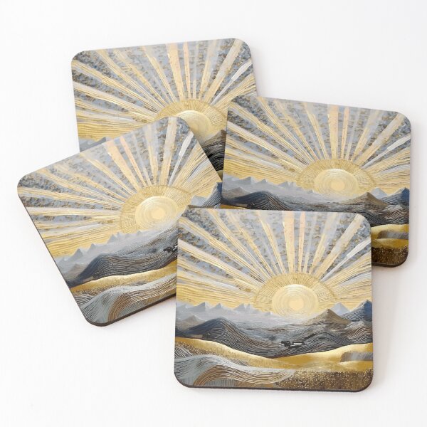 Item preview, Mountain Sunrise Bliss Abstract Landscape  designed and sold by Vicky Brago-Mitchell®.