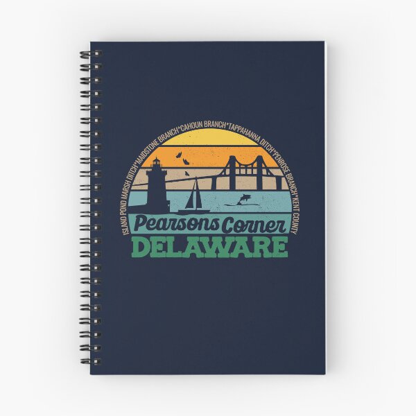 Item preview, Pearsons Corner Delaware Retro Sunset Local Pride Logo  designed and sold by CRHPOD20.