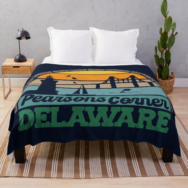 Item preview, Pearsons Corner Delaware Retro Sunset Local Pride Logo  designed and sold by CRHPOD20.