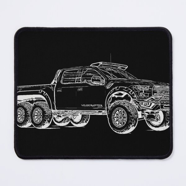 Item preview,  Velociraptor Truck Wireframe White designed and sold by KevinCausey3.