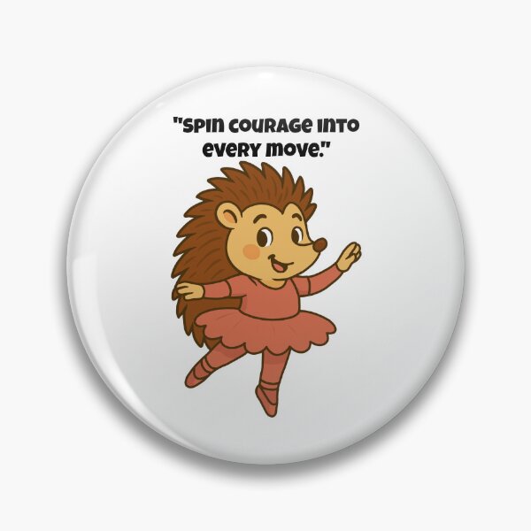 Item preview, Spinning Hedgehog Ballerina, Tutu of Courage designed and sold by Latitude 1°N.