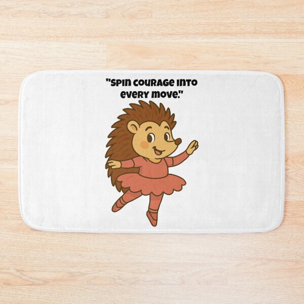 Item preview, Spinning Hedgehog Ballerina, Tutu of Courage designed and sold by Latitude 1°N.