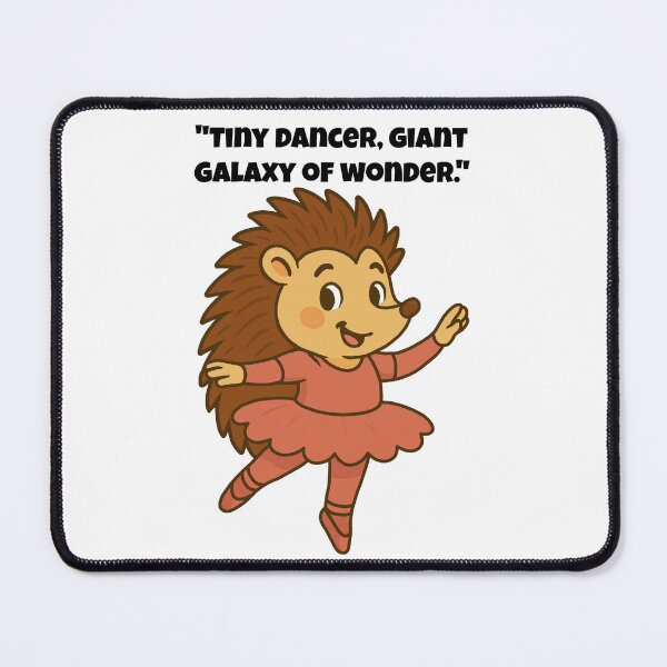 Item preview, Tiny Dancer Hedgehog in Tutu designed and sold by Latitude 1°N.