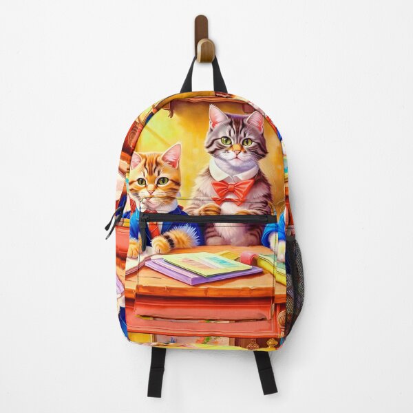 Item preview, Vintage Style Funny Preppy Kittens Come Back To School designed and sold by LanaGustavsson.