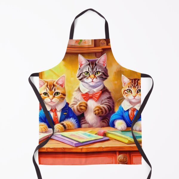 Item preview, Vintage Style Funny Preppy Kittens Come Back To School designed and sold by LanaGustavsson.