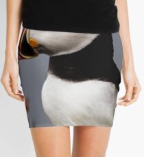 Puffins (X), Lunga Island, Scotland Mini Skirt