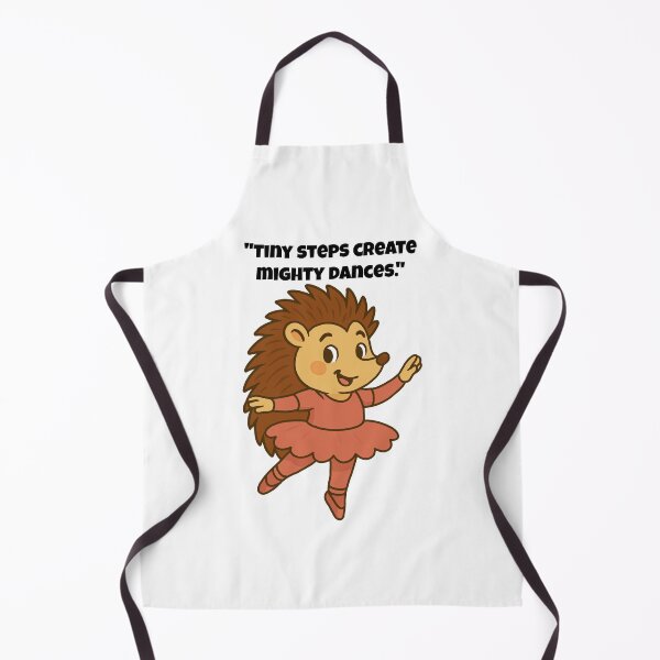 Item preview, Tiny Steps Hedgehog Ballerina designed and sold by Latitude 1°N.