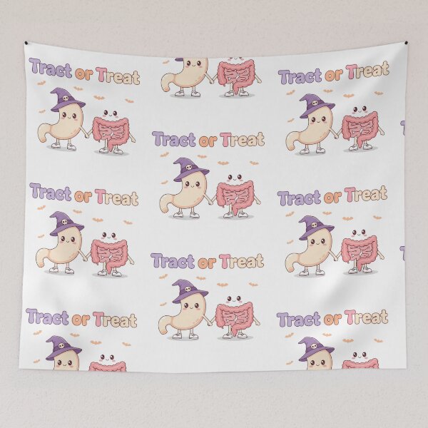 Item preview, Funny Halloween "Trick or Treat" Stomach and Intestine designed and sold by Tigerr3g.