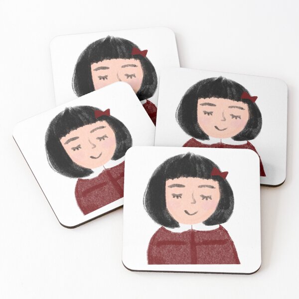 Item preview, Aesthetic French Girl Sticker – Parisian Chic Illustration designed and sold by mjowett.