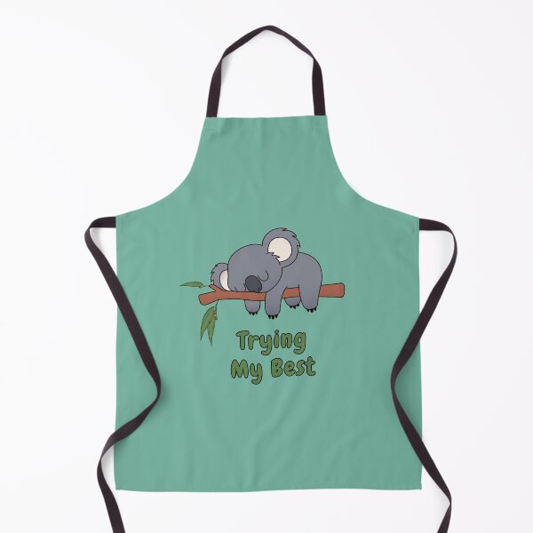 Item preview, Trying My Best, Sleeping Koala Bear, Quotes, Cute designed and sold by AASparksDesigns.