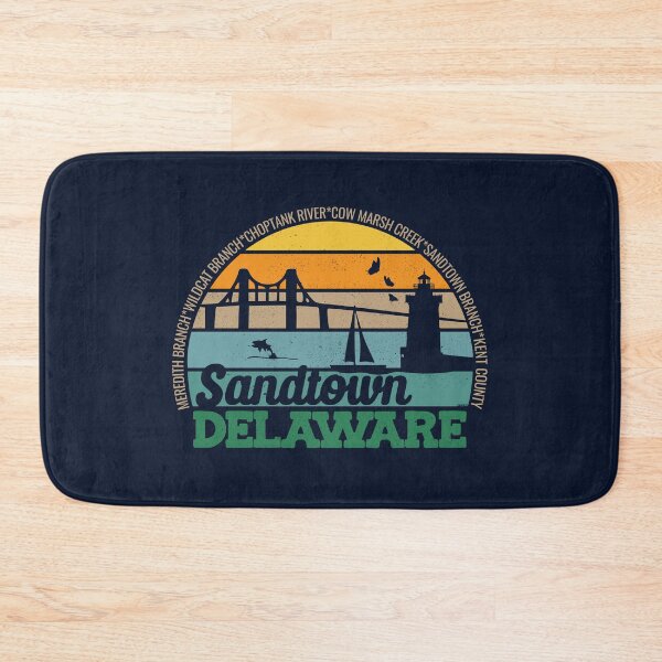 Item preview, Sandtown Delaware Retro Sunset Local Pride Logo  designed and sold by CRHPOD20.