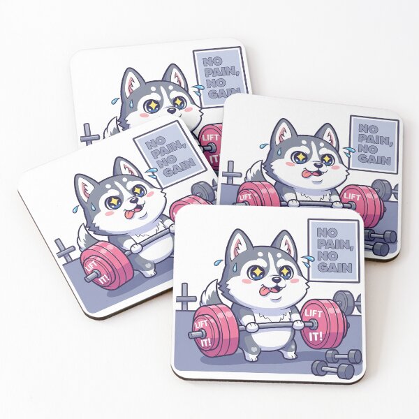 Artikelvorschau, Husky beim Training entworfen und verkauft von MidLifeDadShop.