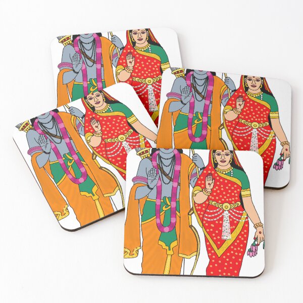 Item preview, SitaRam in Vanvas Digital Painting | Lord Ram and Mata Sita Exile Art | Ramayana Spiritual Wall Decor designed and sold by Harshit_Digital_Arts.