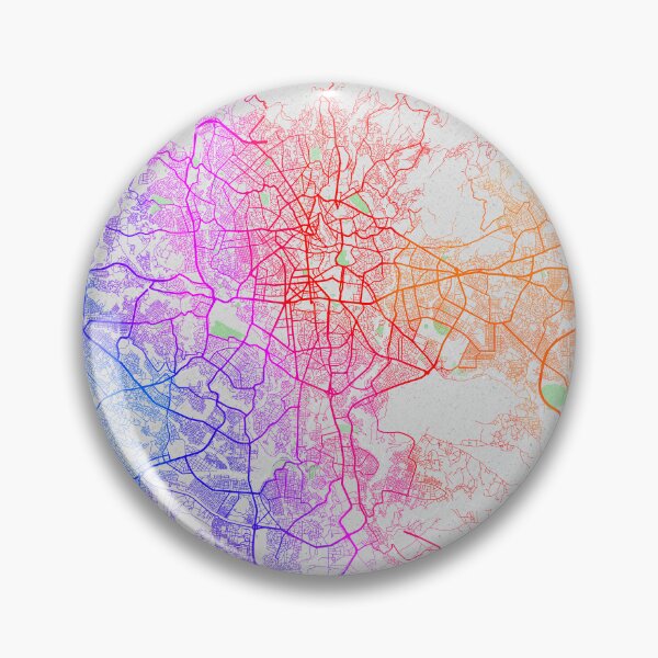 Item preview, Addis Ababa City Map of Ethiopia - Colorful designed and sold by deMAP.