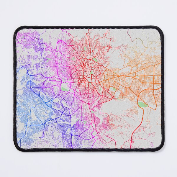 Item preview, Addis Ababa City Map of Ethiopia - Colorful designed and sold by deMAP.