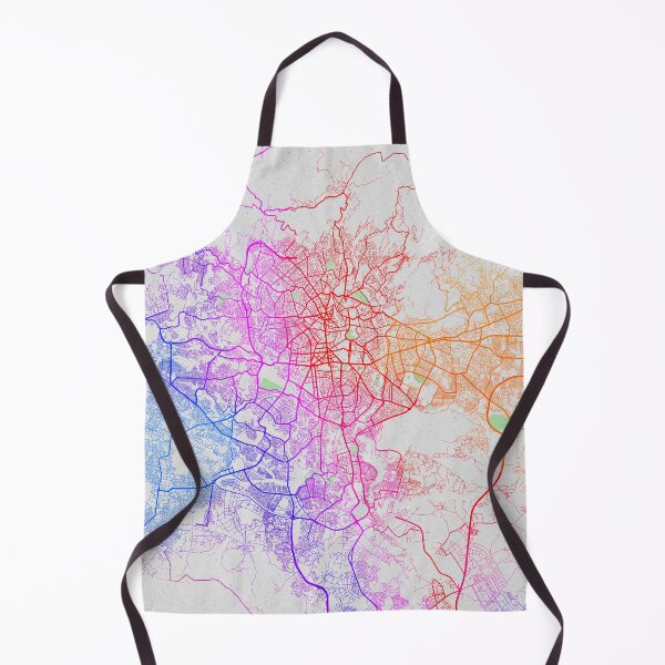 Item preview, Addis Ababa City Map of Ethiopia - Colorful designed and sold by deMAP.
