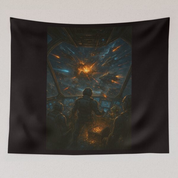Item preview, Space Pirates Facing the Galactic Battle designed and sold by _Smiley_.