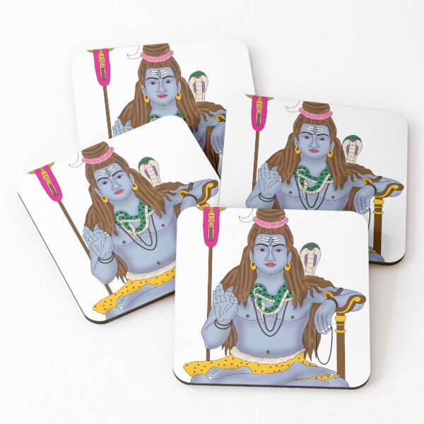 Item preview, Lord Shiva in Padmasana Digital Painting | Hindu Meditation Wall Art | Mahadev Spiritual Artwork designed and sold by Harshit_Digital_Arts.