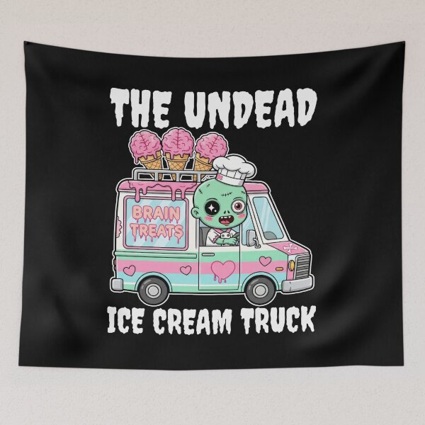 Item preview, THE UNDEAD ICE CREAM TRUCK - ZOMBIE HALLOWEEN designed and sold by KEF Custom.